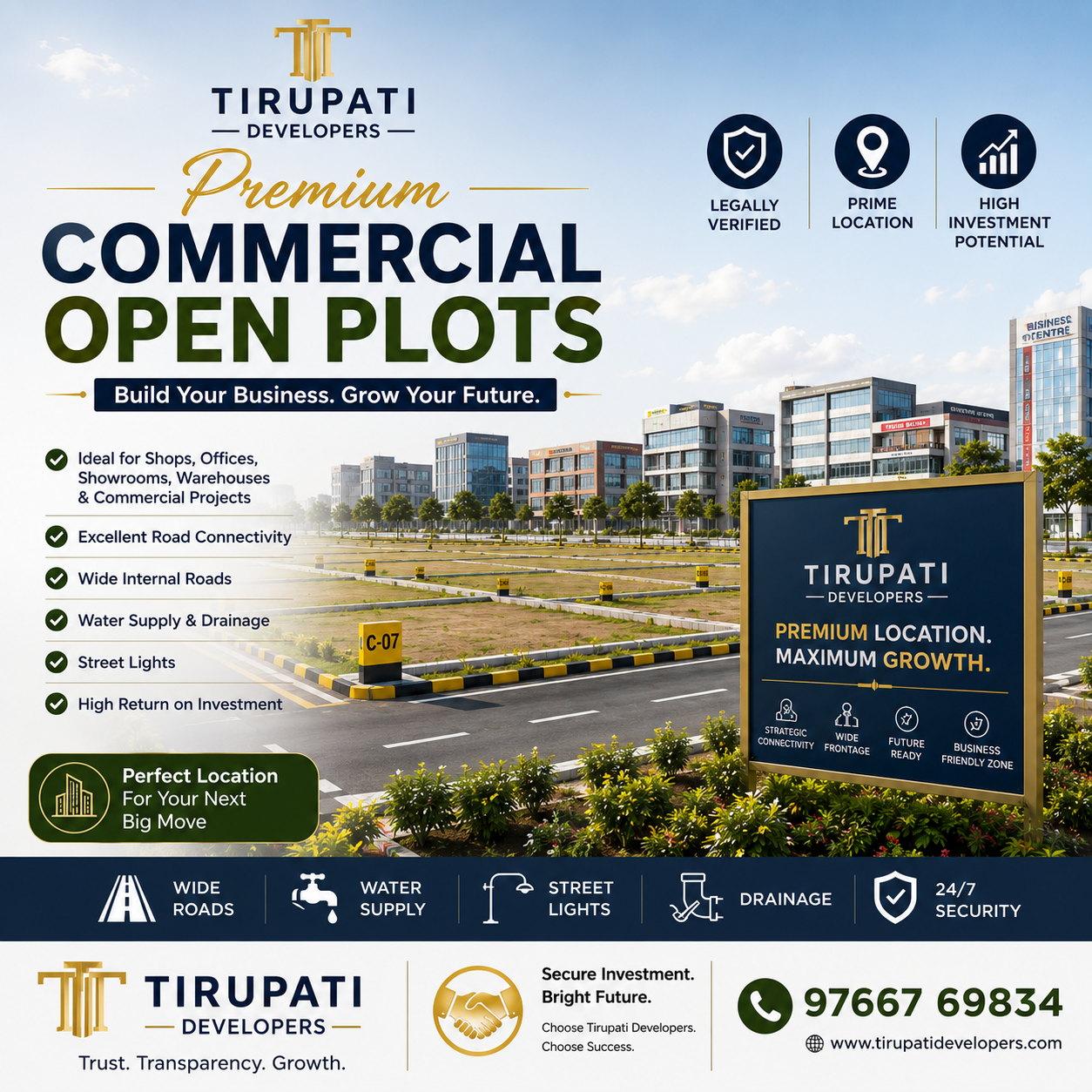 Commercial plots