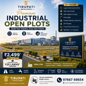 Industrial open plots